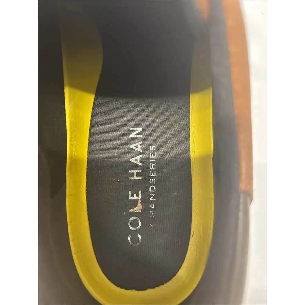 Cole Haan Grand360 Men's 10.5 Brown Leather Perforated Sneakers C39793